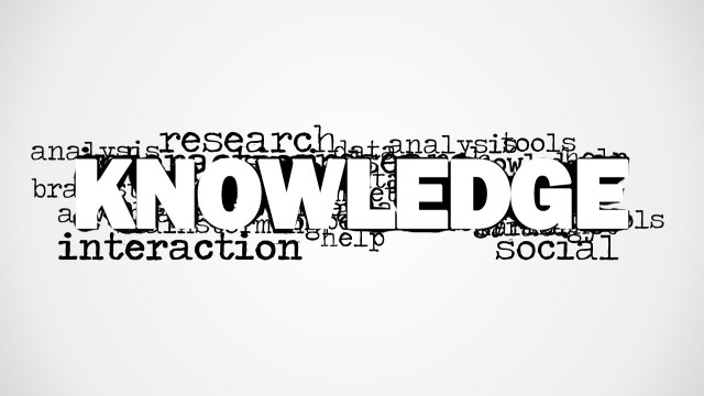 Knowledge Word Cloud Picture for PowerPoint