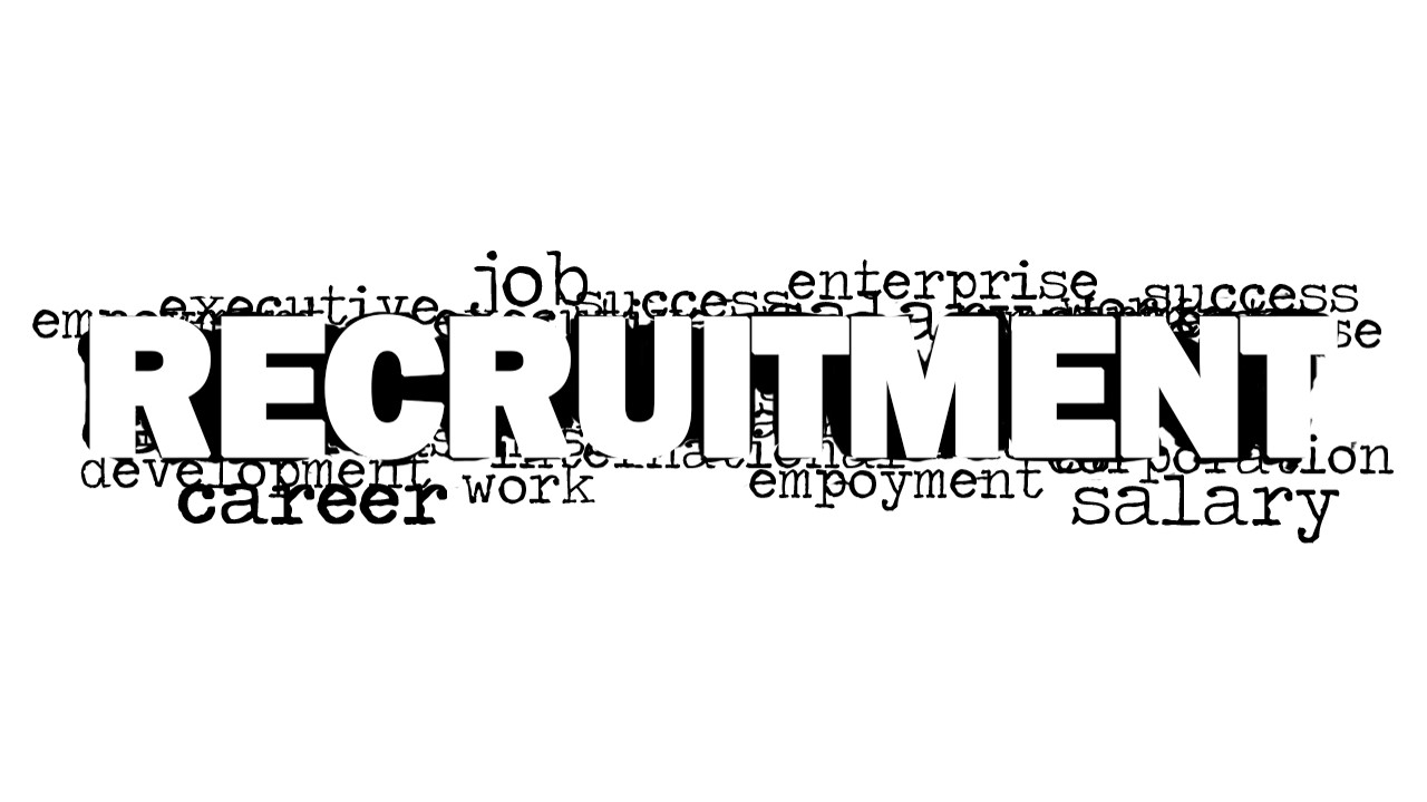 Recruitment Word Cloud Picture for PowerPoint - SlideModel