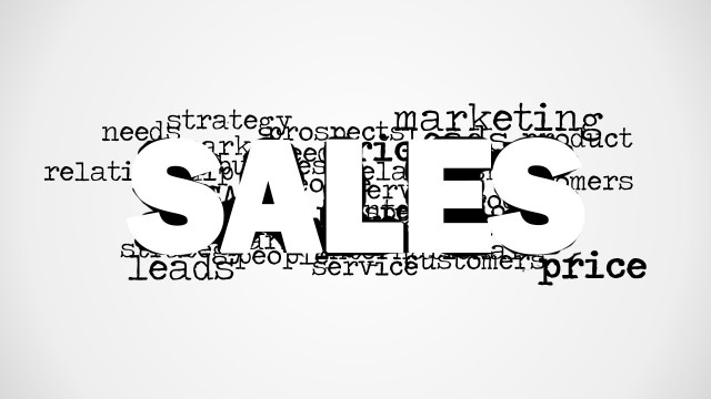 Sales Word Cloud Picture for PowerPoint