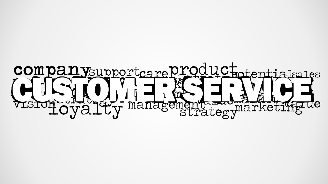 Customer Service Word Cloud Picture