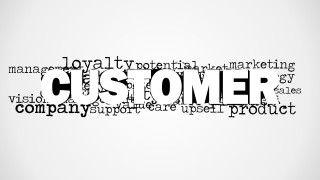 Customer Loyalty Word Cloud Design