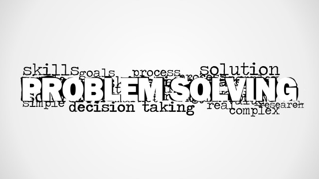 Problem Solving Word Cloud Picture for PowerPoint