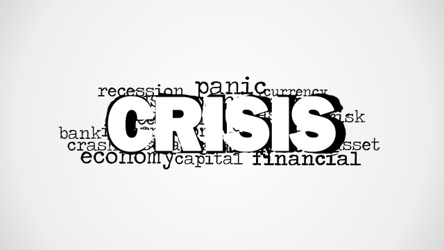 Crisis Word Cloud Picture for PowerPoint