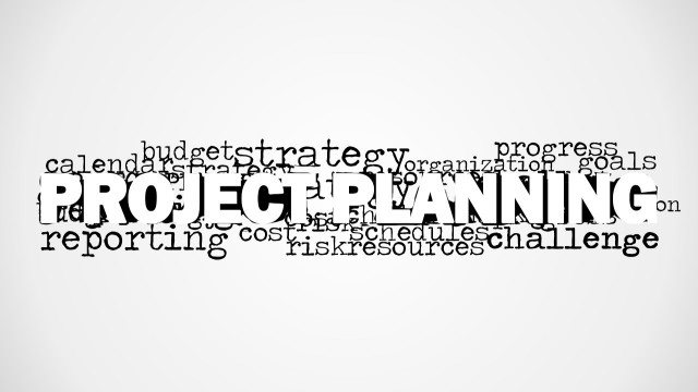 Project Planning Word Cloud Picture for PowerPoint
