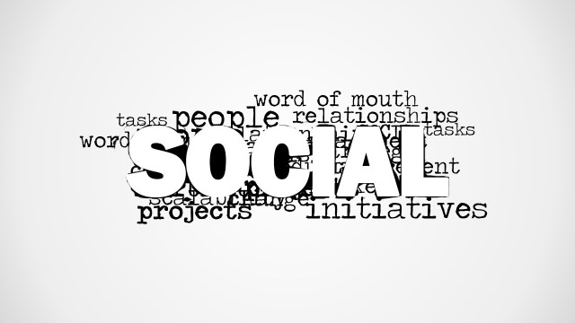Social Word Cloud Picture for PowerPoint