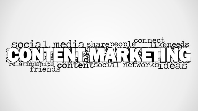 Content Marketing Word Cloud Picture for PowerPoint