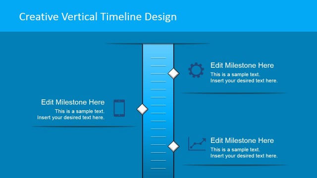 Vertical Timeline Design for PowerPoint