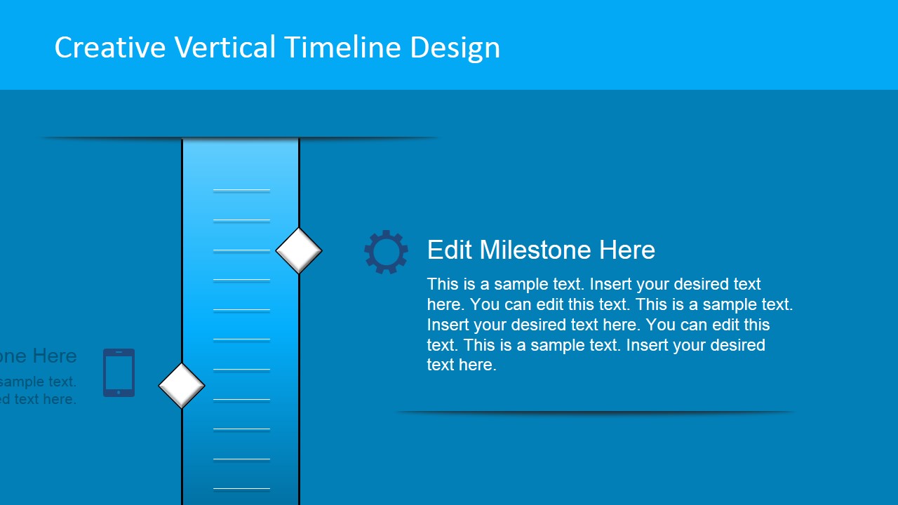 Milestone Slide Design for PowerPoint