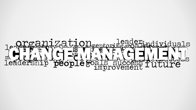 Change Management Word Cloud Picture for PowerPoint