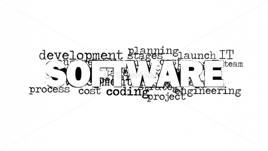 Creative Software Tag Cloud for PowerPoint