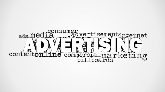 Advertising Word Cloud Picture for PowerPoint