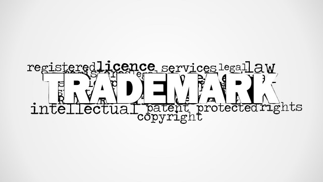 Trademark Word Cloud Picture for PowerPoint