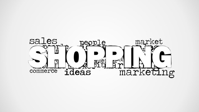 Shopping Word Cloud for PowerPoint