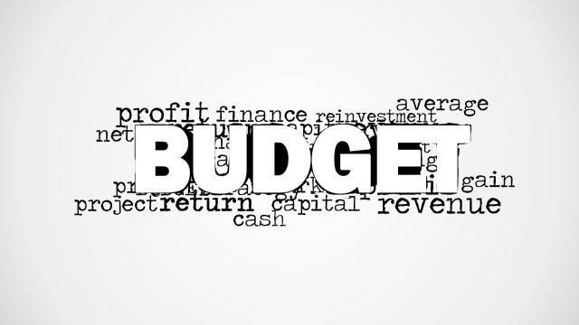 Budget Word Cloud Picture for PowerPoint