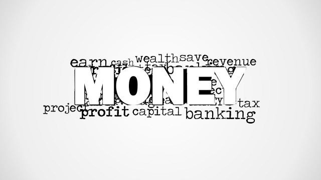Money Word Cloud Picture for PowerPoint