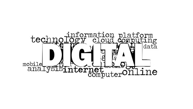 Digital Word Cloud Design for PowerPoint