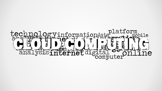 Cloud Computing Word Cloud Picture for PowerPoint