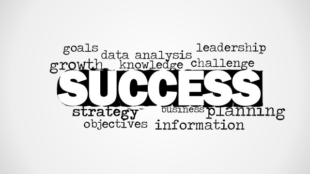 Success Word Cloud Picture for PowerPoint