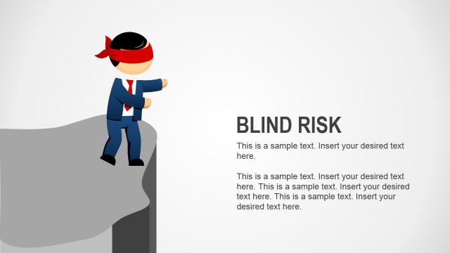 Blind Risk Business Analogy Slides for PowerPoint
