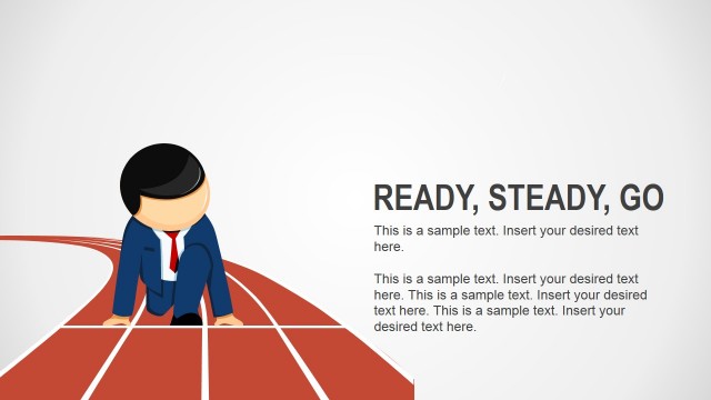 Ready Steady Go Business Analogy Slides for PowerPoint