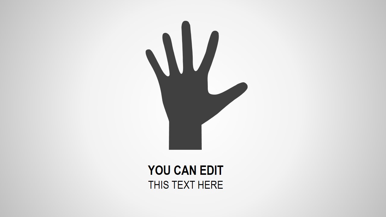 Hand Palm Concept for PowerPoint