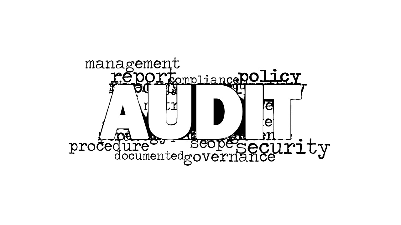 Audit Word Cloud Picture For Powerpoint Slidemodel