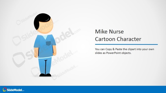 Healthcare Male Nurse Character for PowerPoint