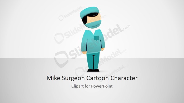 Mike Cartoon Surgeon Clipart for PowerPoint