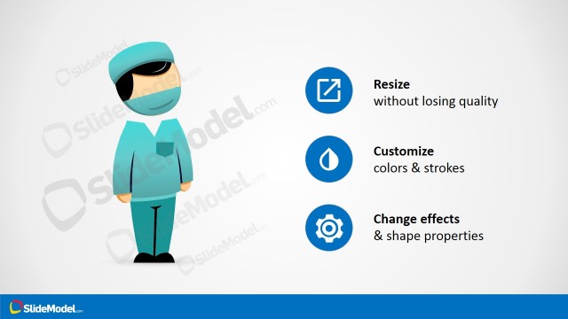 PPT Shapes Medical Surgeon Ready to Operate