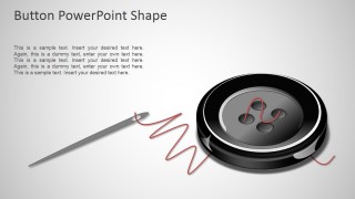 PPT 3D Shapes of Button and Needle