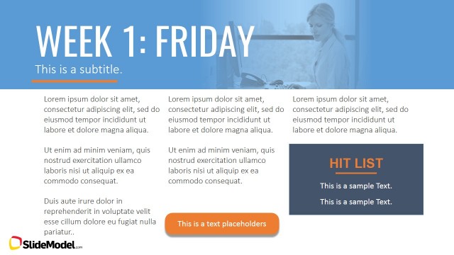 PowerPoint Presentation with Background title and Text