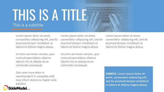 Flat Design PowerPoint Background Template