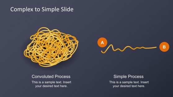 Complex To Simple Spaghetti PowerPoint Diagrams