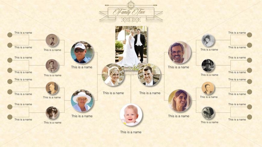 PPT Template Diagram Family Tree