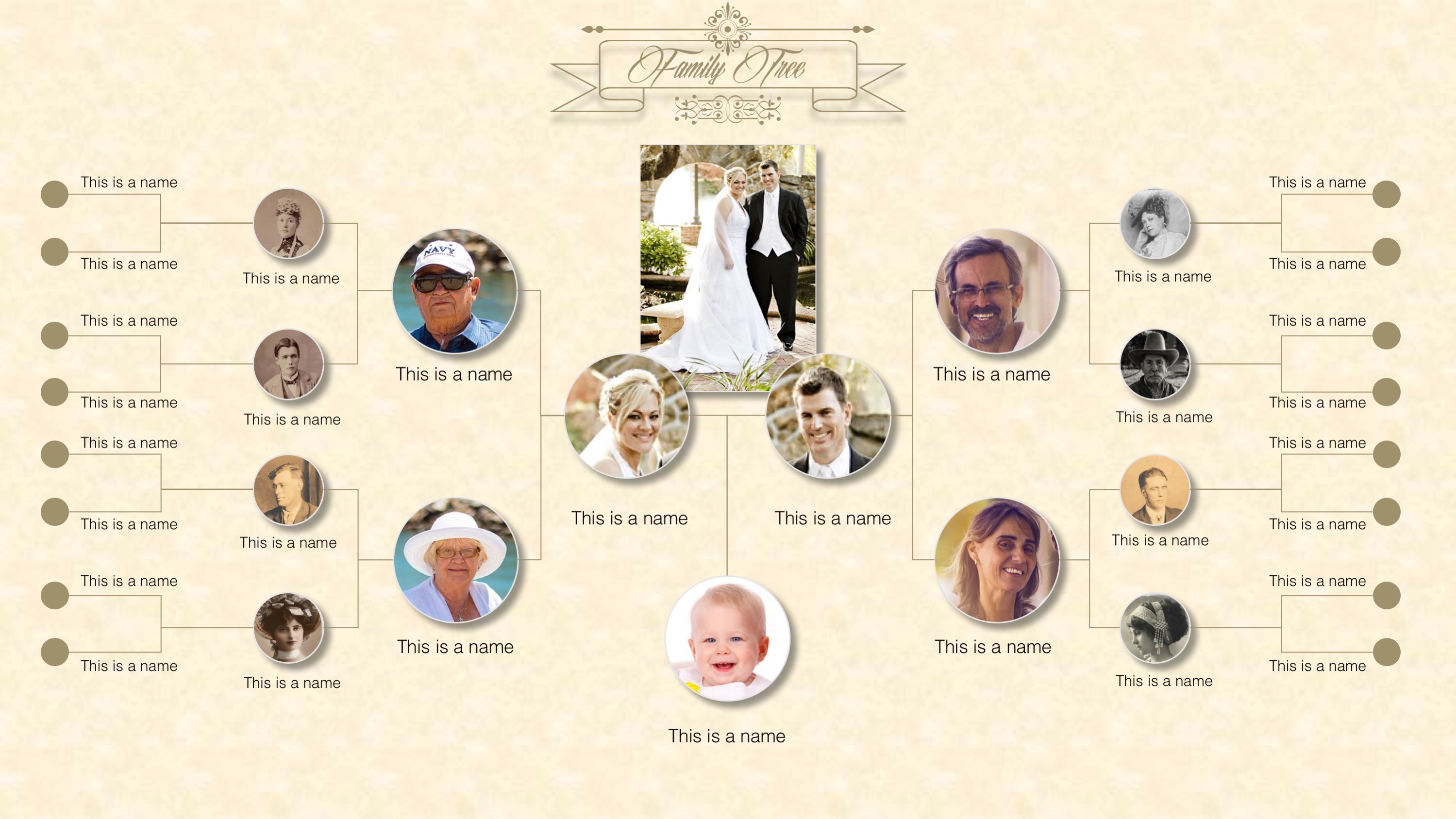Family Tree Powerpoint Template Free Download