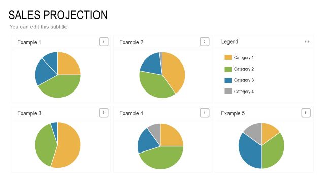 Pie Chart Presentation Slide Sales
