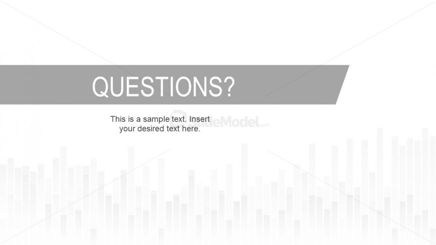 Question Answer Slide Template Skyline