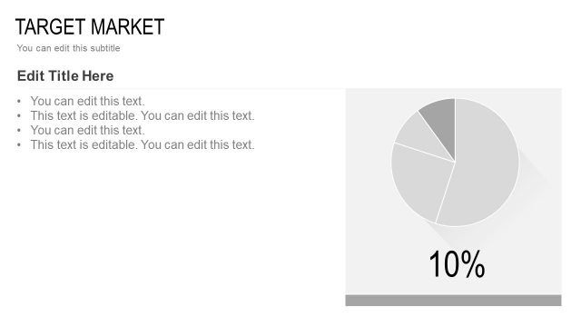 STP Marketing Mix PowerPoint Chart