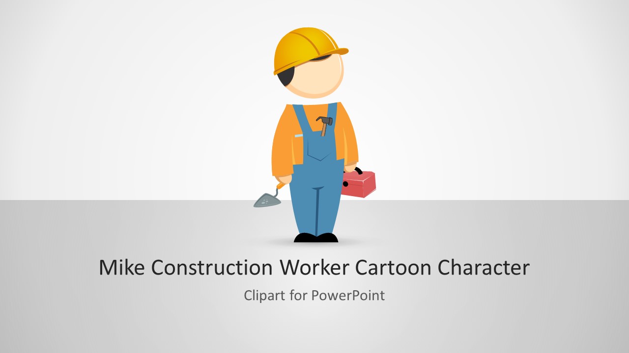 Construction Worker Illustration of Mike