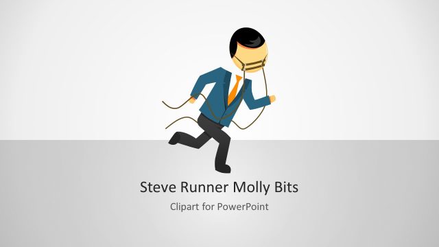 Steve Runner Molly Bits PowerPoint Shapes