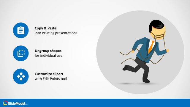 Customizable Layouts of Cartoon Clipart PPT