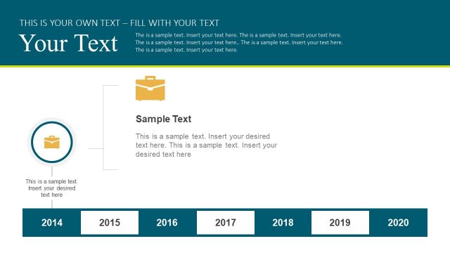 PowerPoint Timeline with Milestones
