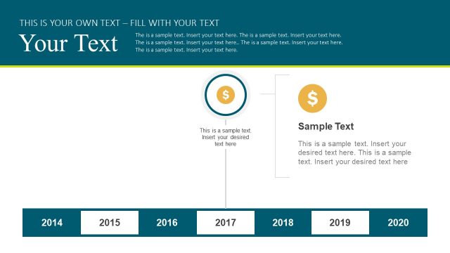 PowerPoint Flat Vector Milestone