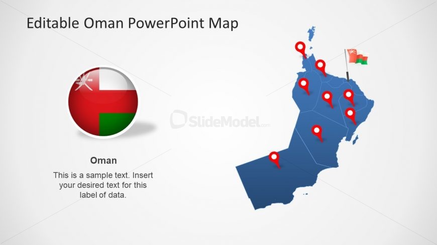 Oman PowerPoint Map Presentation