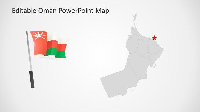 Oman Flagpole Slide of PowerPoint