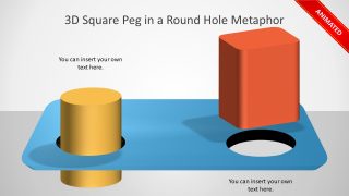 Animated PPT Slide of Metaphor Concept