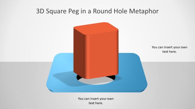 3D blocks Square and Circle Pegs Template