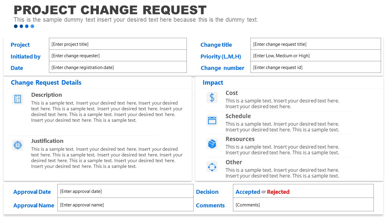 Change Request Template Download