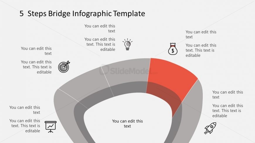 Step 4 Infographic Diagram Bridge Template 