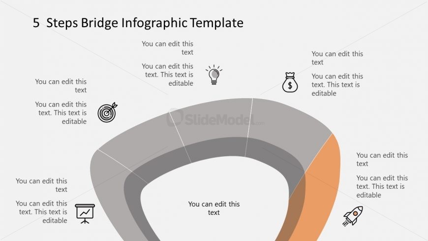 Step 5 Infographic Diagram Bridge Template 